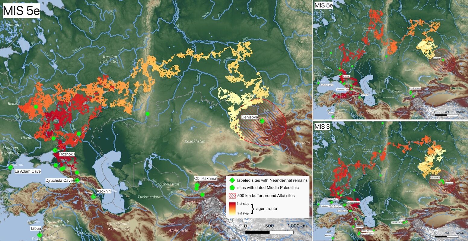 Discoveries the “freeways” that the Neanderthals used on their 2000 -year journey