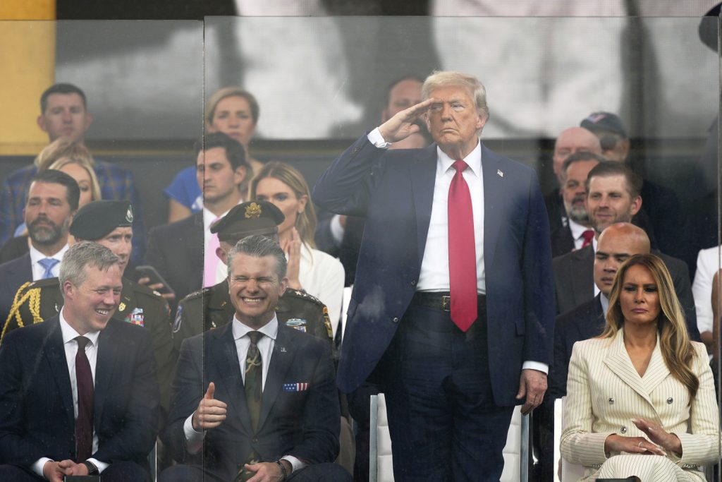 USA: Military Parade and Trump Birthdays In Demonstrations: A Washington Tension Day