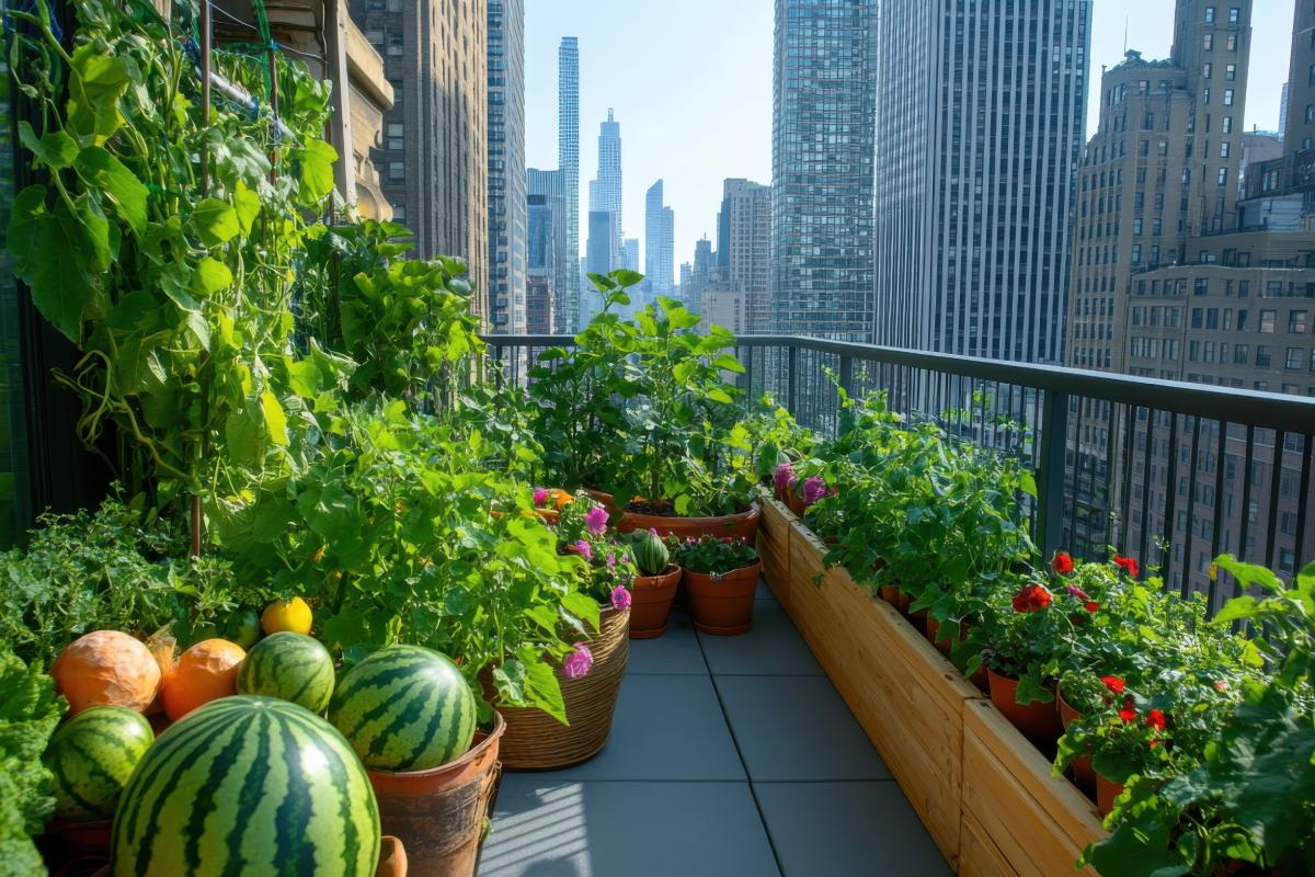 Anguries cultivation in pots on the balcony