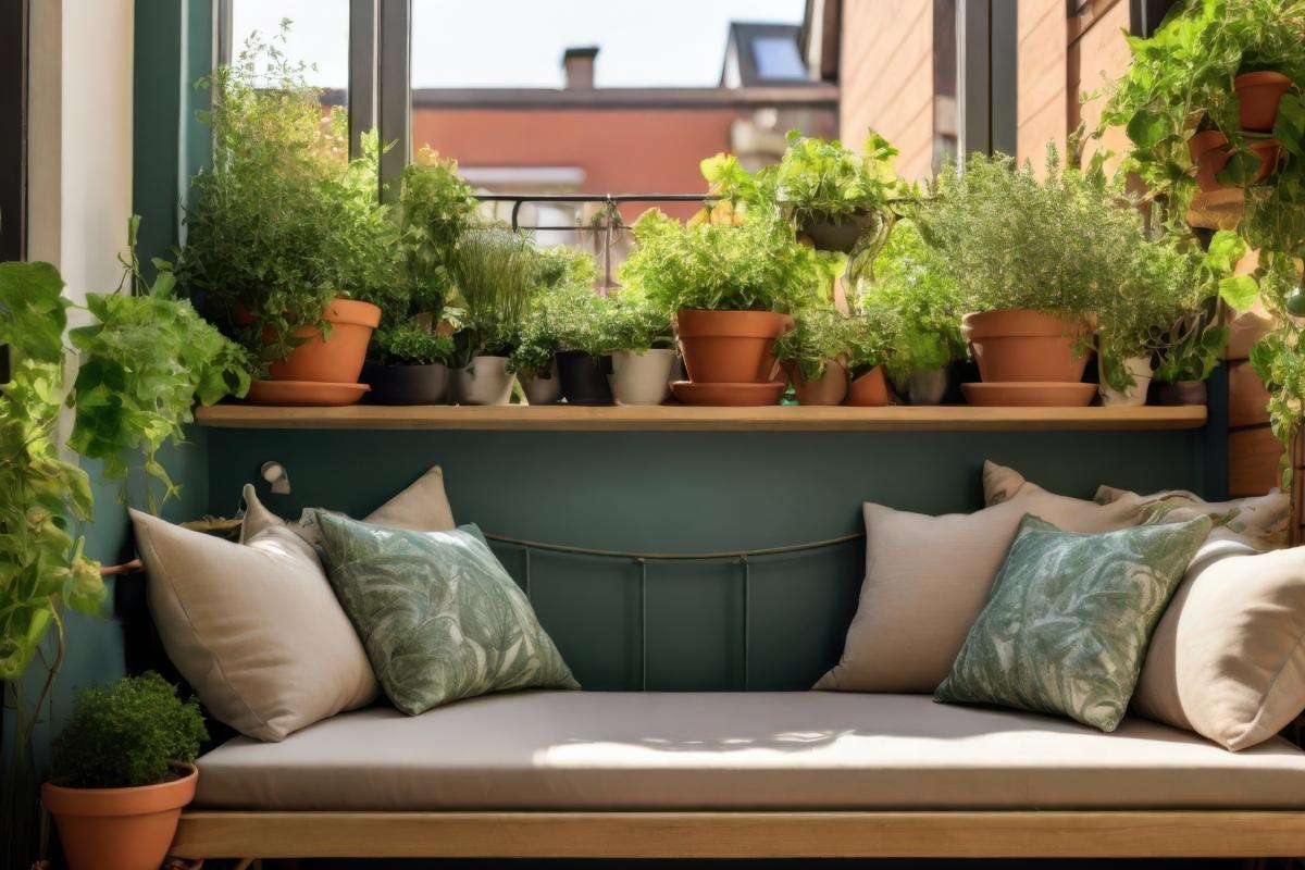 Plants that revive the small outdoor space