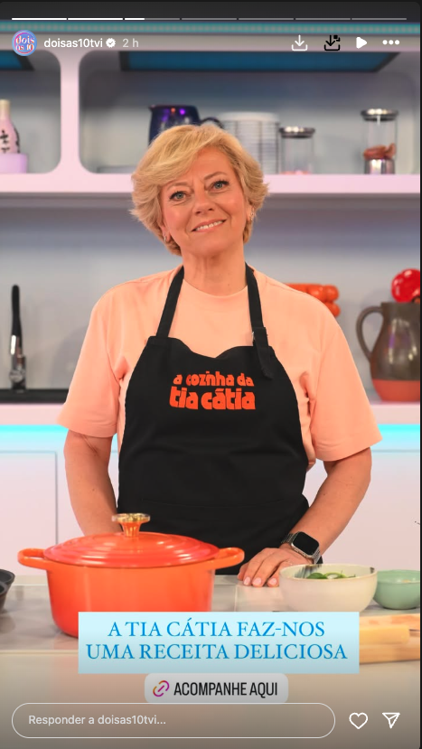 Oops! Aunt Cátia says ‘ badge ’ live and Cristina Ferreira reacts: “ is what gives us in ‘ home ’ … ”