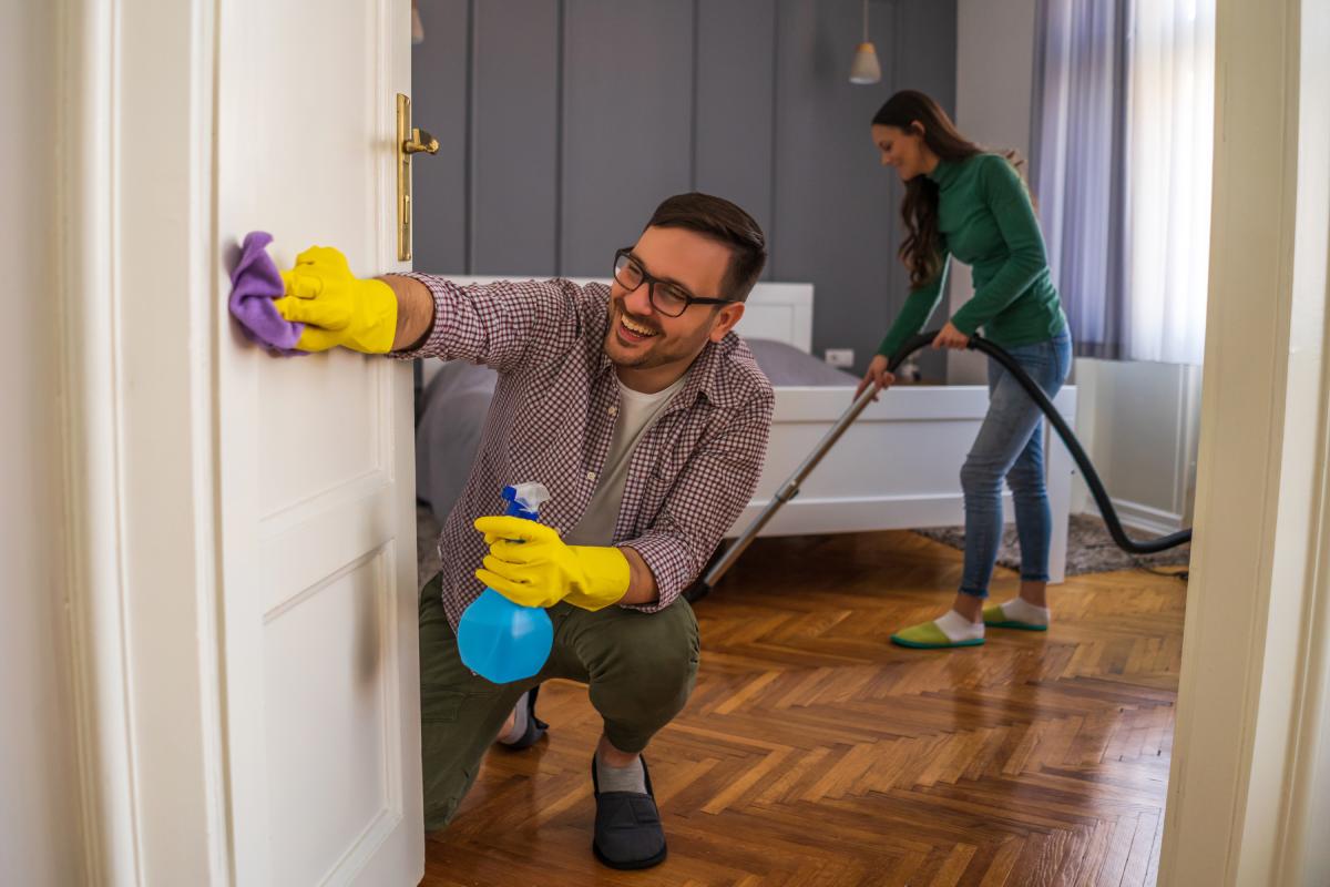 Flash cleaning at home