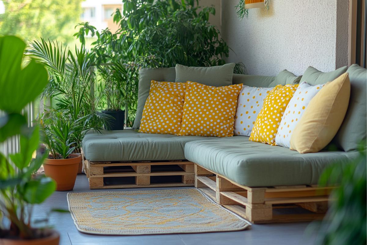 Sanitize outdoor cushions