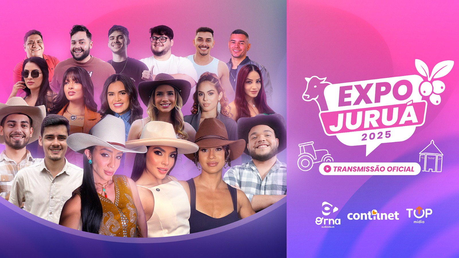 Contilnet and Orna will broadcast live from Expoacre Juruá