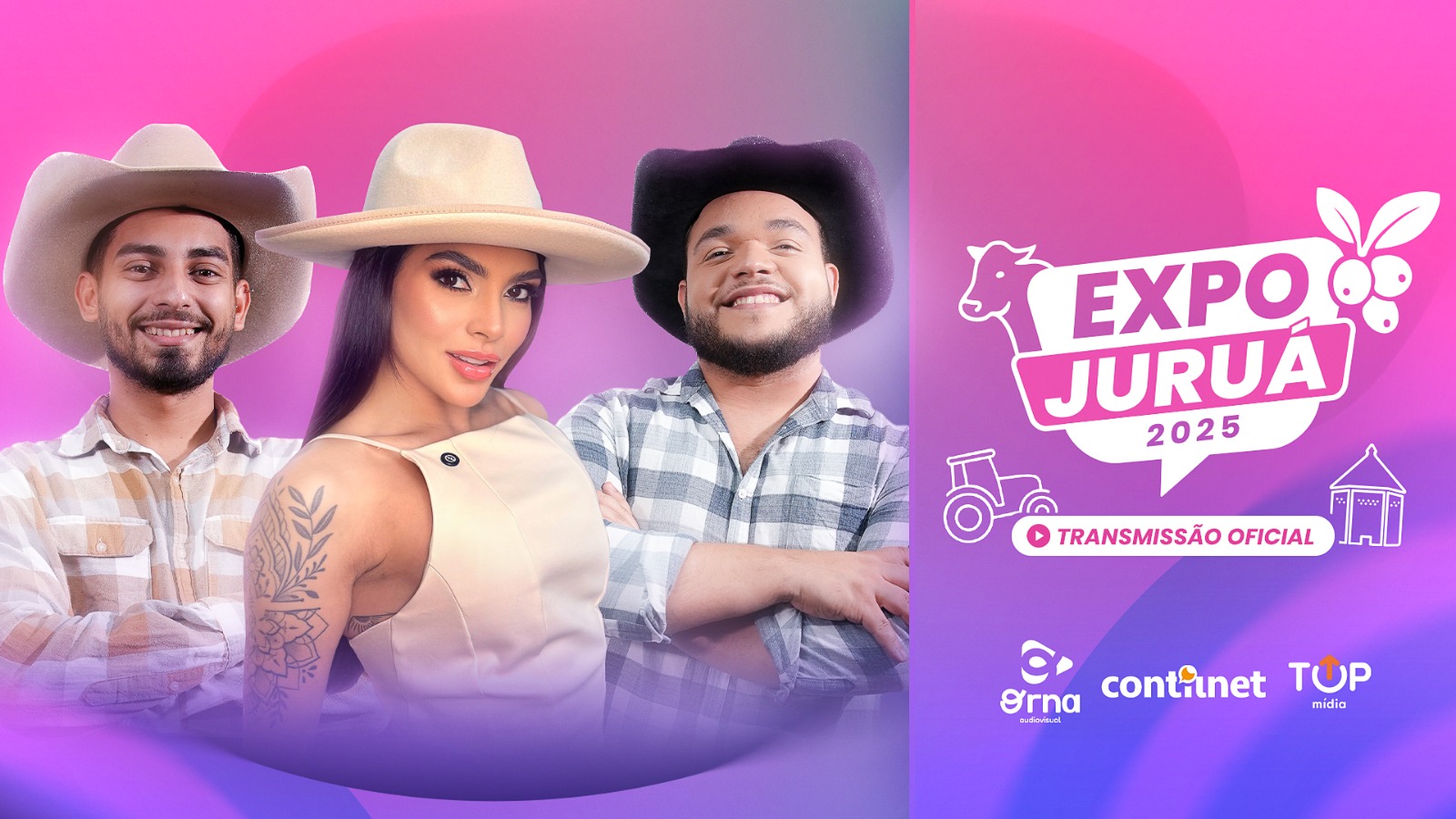 Contilnet and Orna will broadcast live from Expoacre Juruá