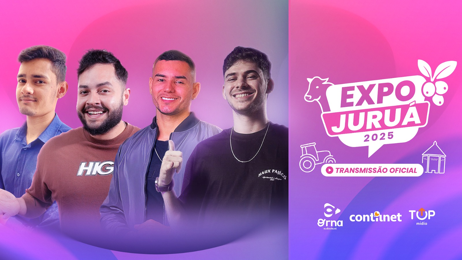 Contilnet and Orna will broadcast live from Expoacre Juruá
