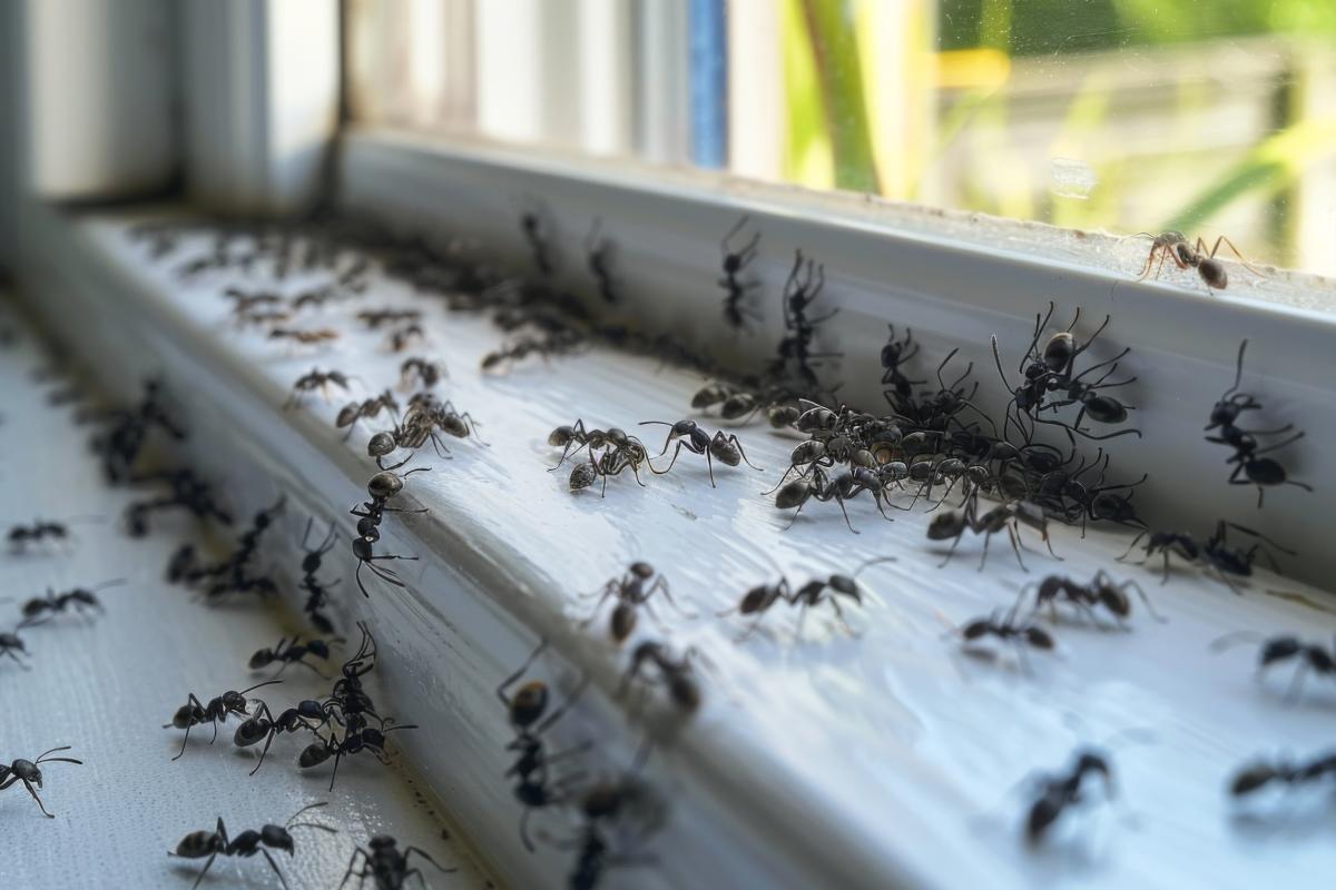 Vinegar spray against insects