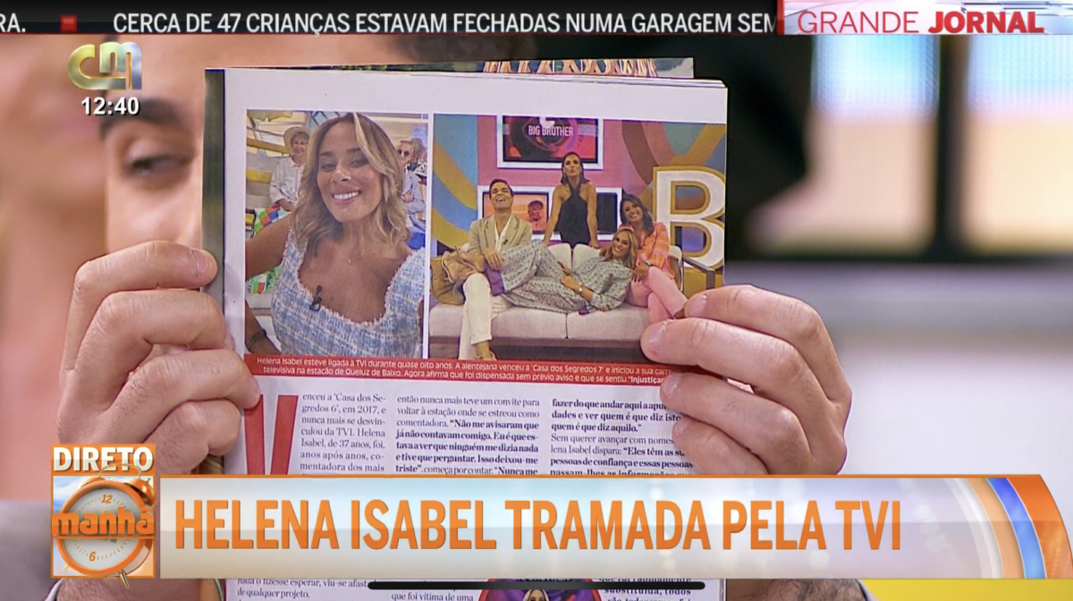 “ made me the black life ”. Helena Isabel ‘ Raise Véu ’ About exit from TVI