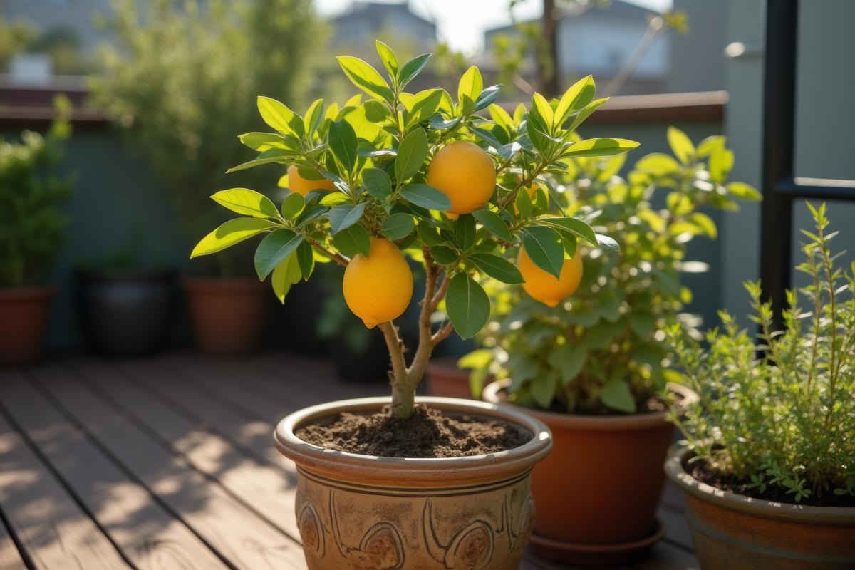 Reinvigorate lemons on the balcony with do it yourself