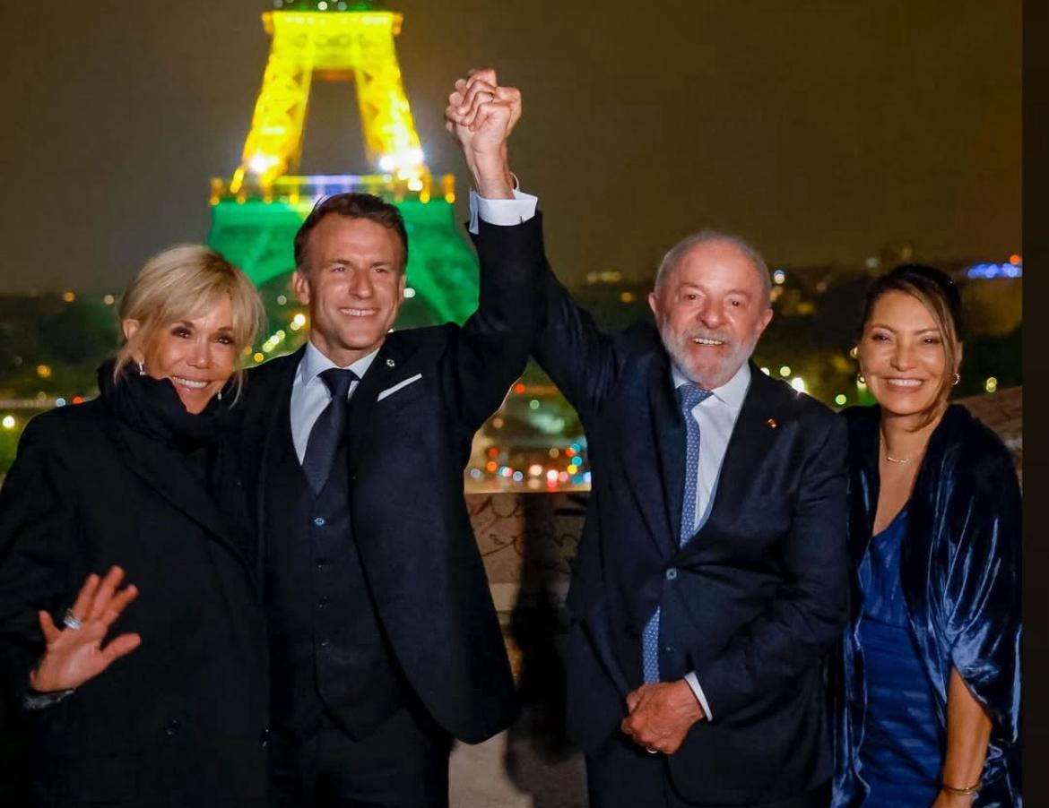 With Eiffel Background Tower, Lula and Macron reaffirm partnership between Brazil and France