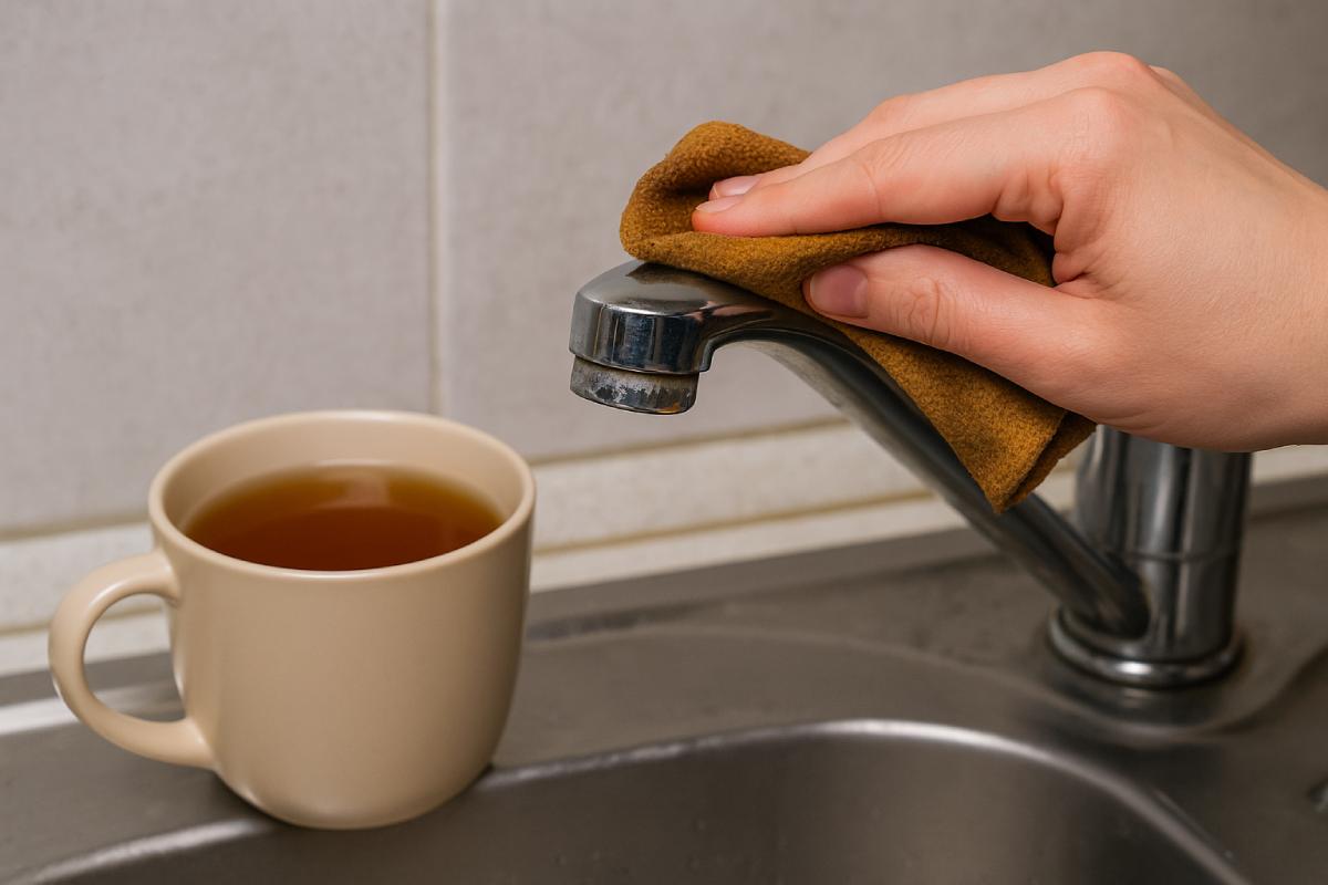 Here is the tea method to eliminate limestone