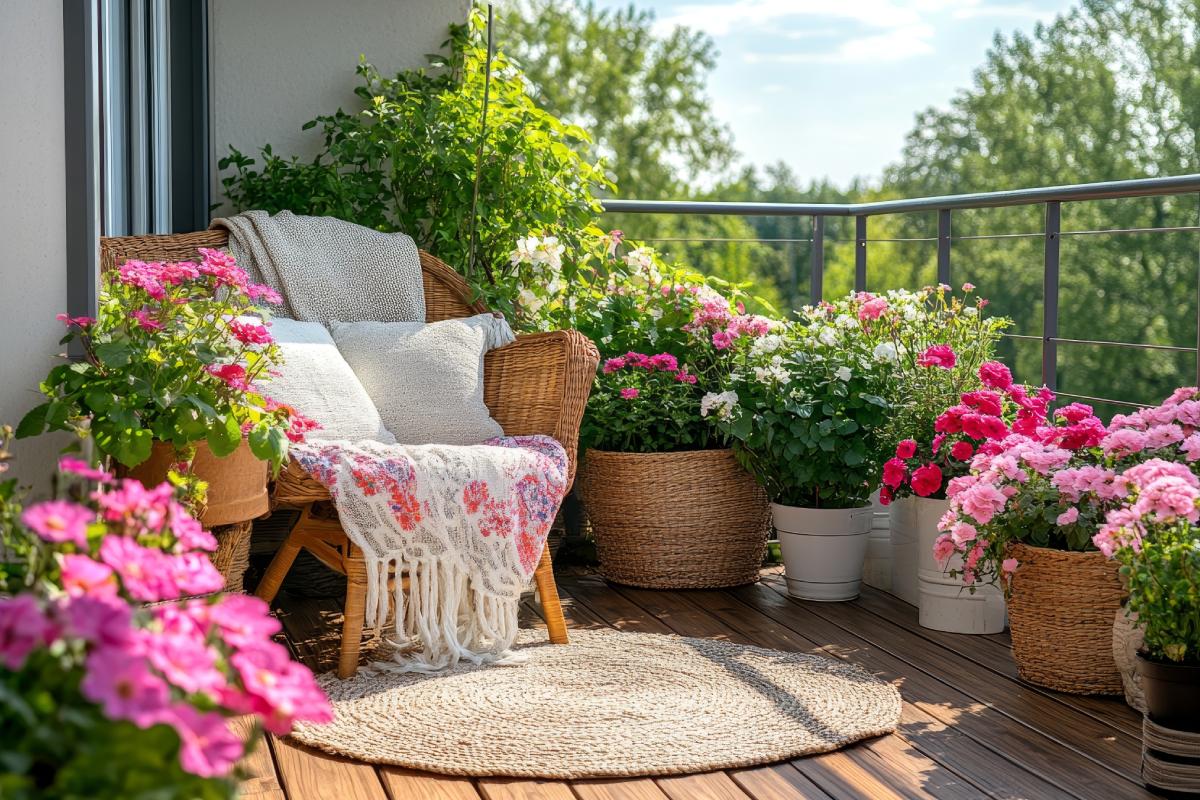 Plants that revive a small balcony