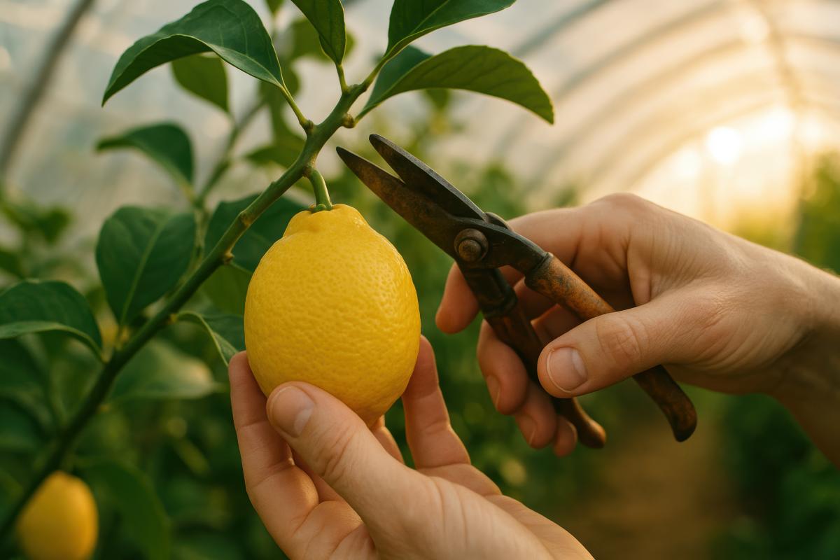 Natural ingredient to grow lemons on the balcony