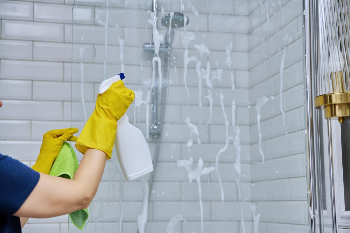 DIY cleaning of the shower
