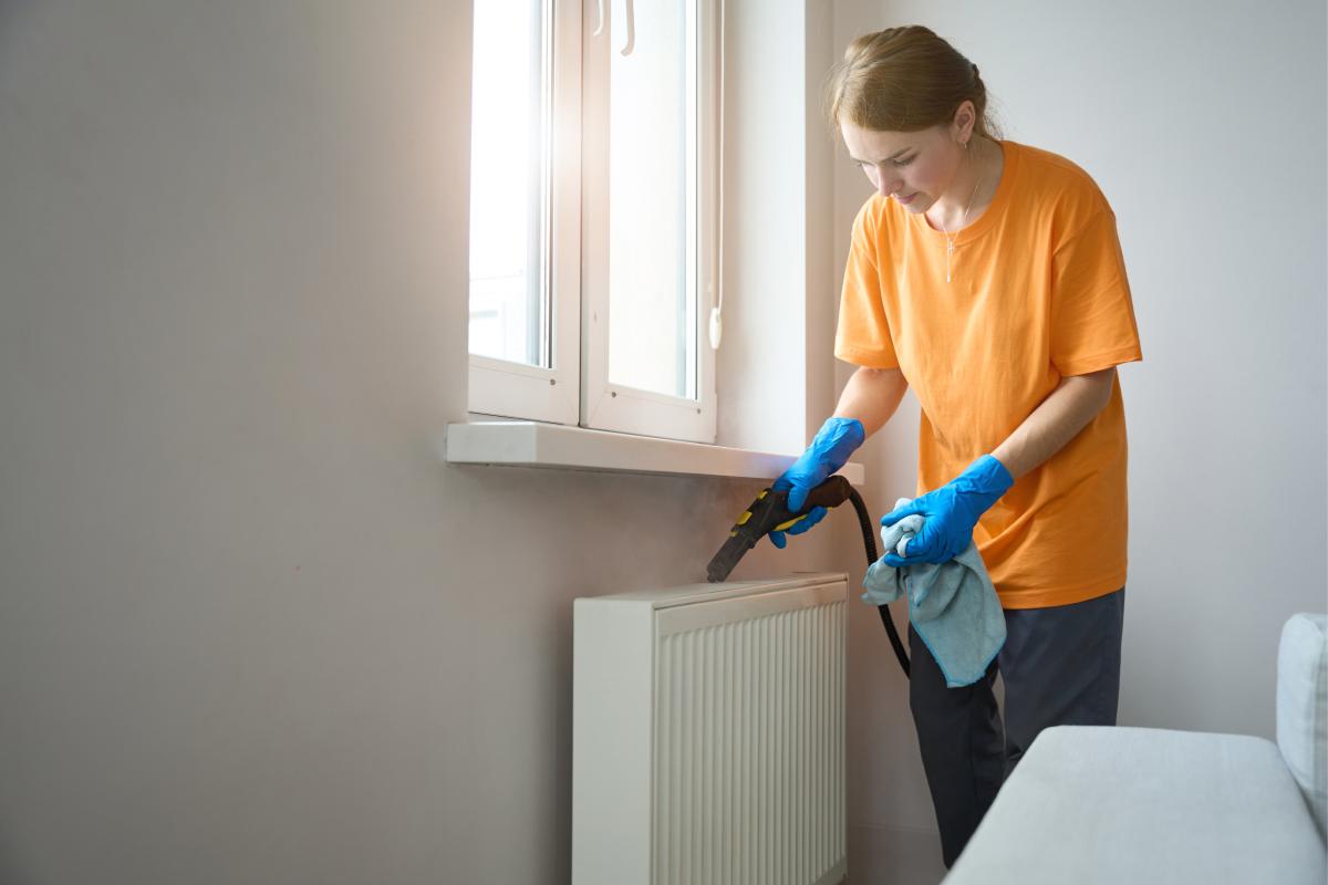 Cleaning of radiators in summer
