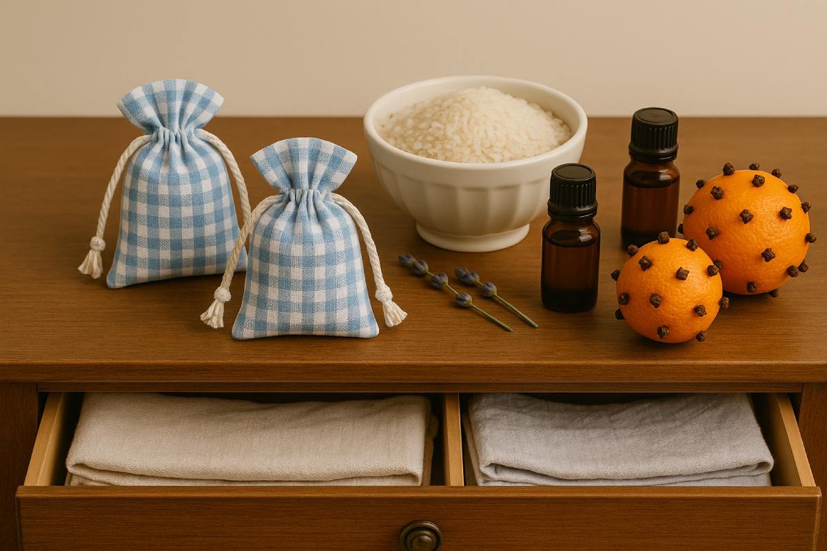 Perfume the drawers with baking soda and more