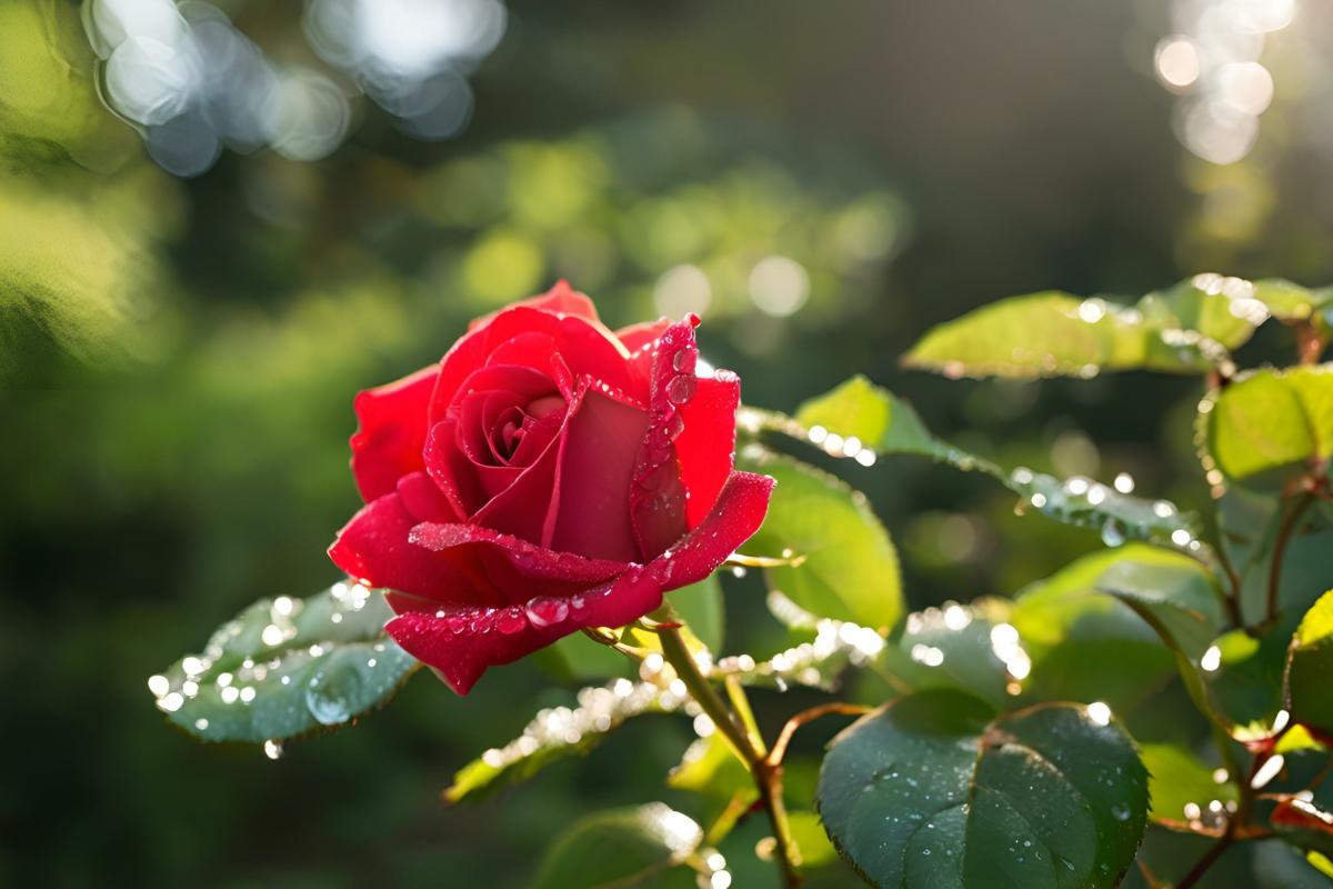 The diseases of the leaves of the roses