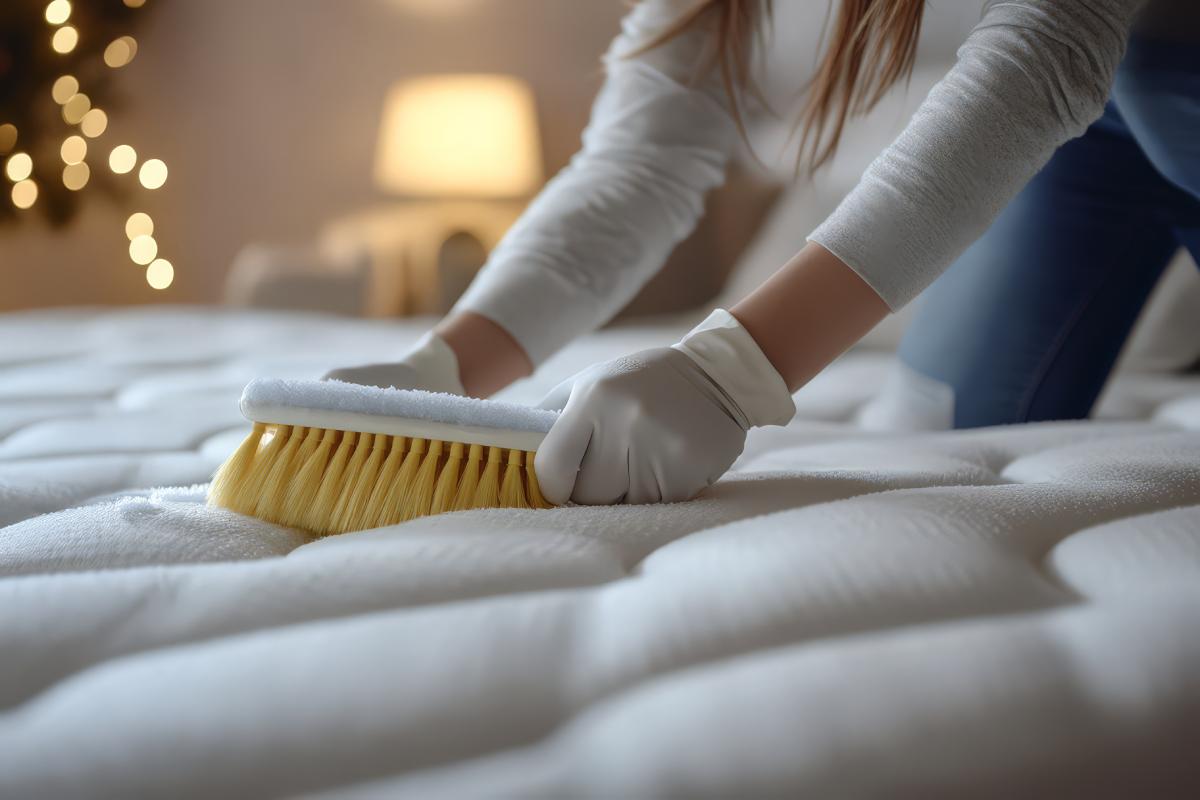 Cleaning of the mattress in summer