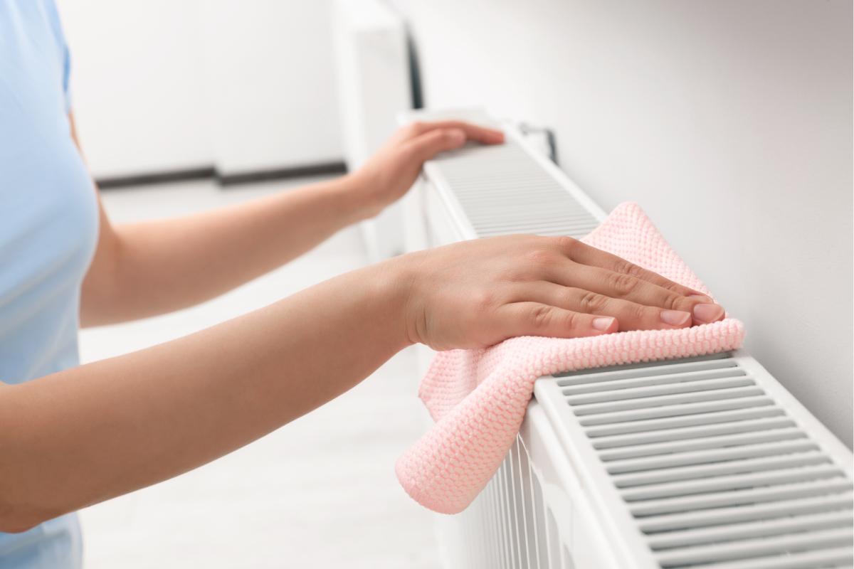Cleaning of heaters in summer