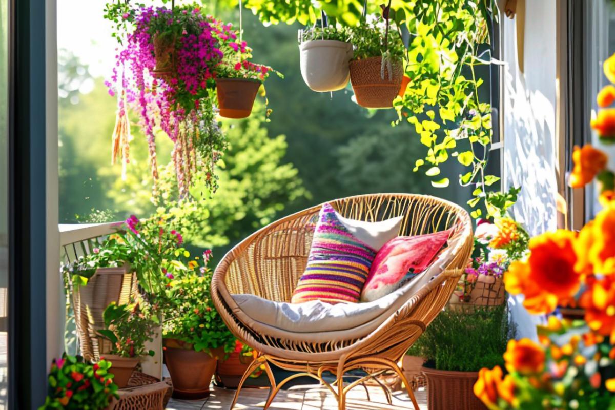 Flowering balcony