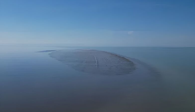 Russians discover new island in the Caspian Sea