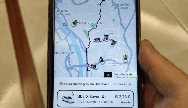 He arrived in Uber for seniors. Application has some differences