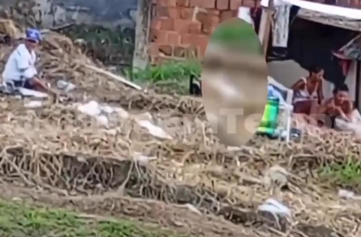 Video shows child living among drug addicts in Cruzeiro do Sul
