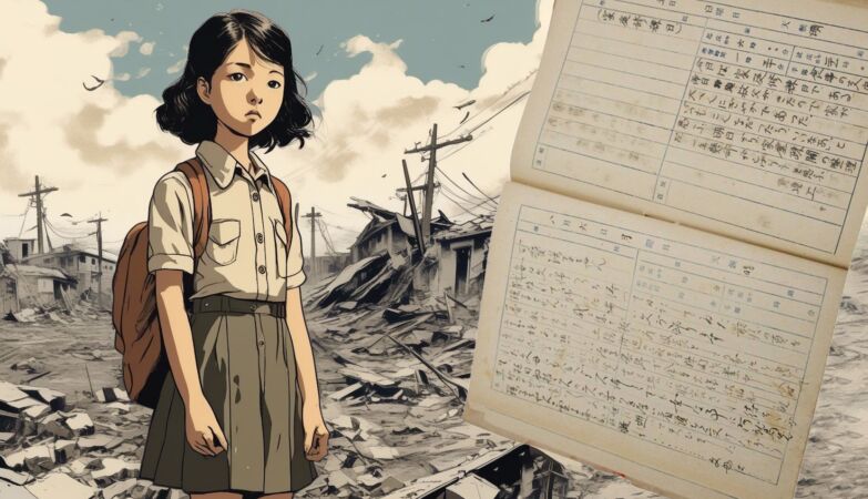 He was in Hiroshima when the bomb fell. The 13 -year diary that lived was donated to a museum
