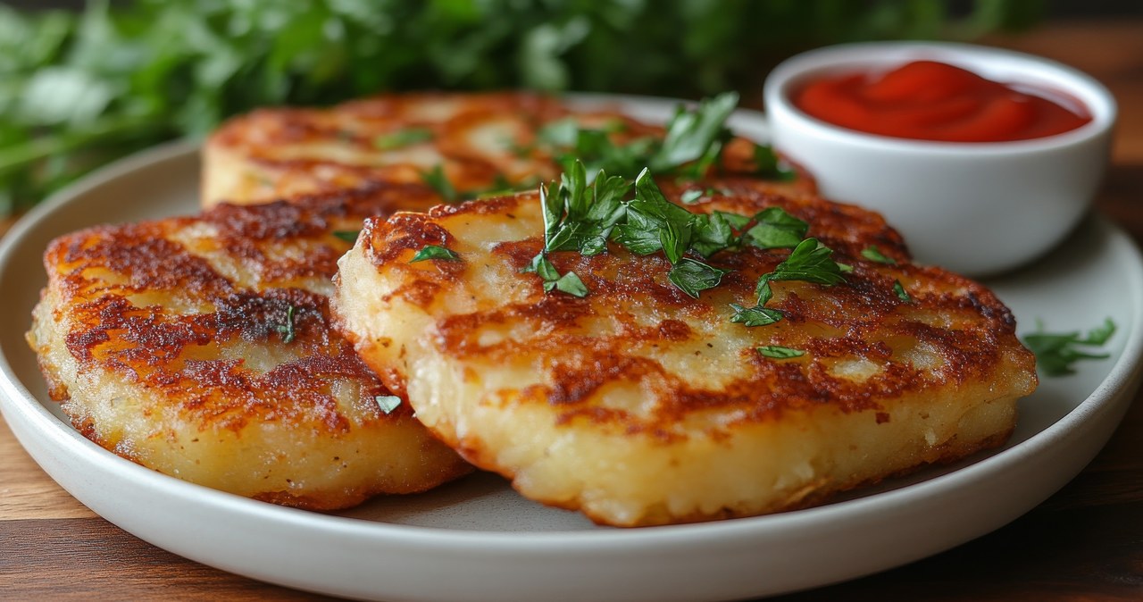 Simple cutlets made of boiled potatoes. Idea for a quick dinner