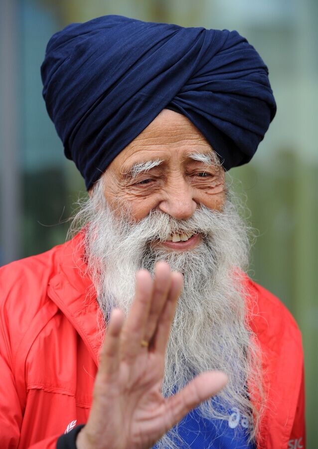 He was run over at 114 the oldest marathon runner in the world, Fauja Singh
