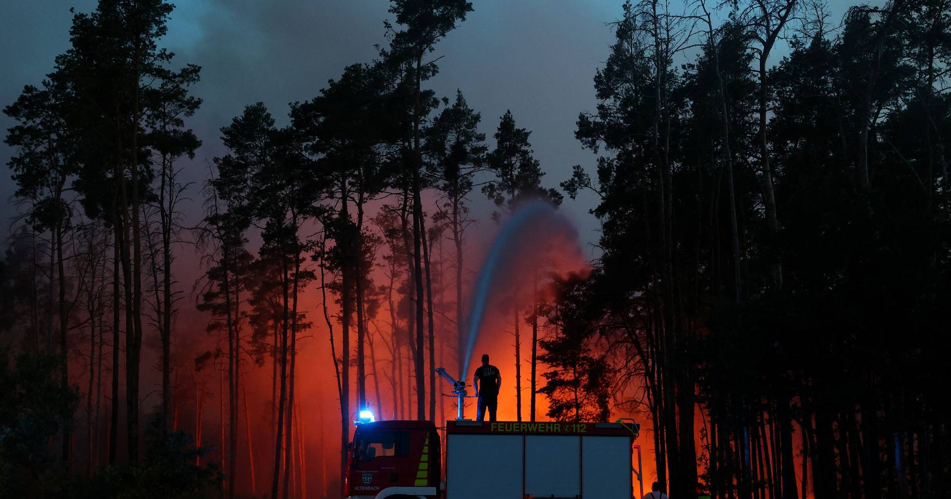 Fire leads the state of the center of Germany to declare "state of crisis"