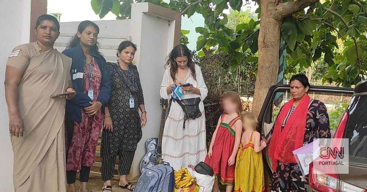 Russian found with the daughters of six and four years lost in a cave in the depths of India