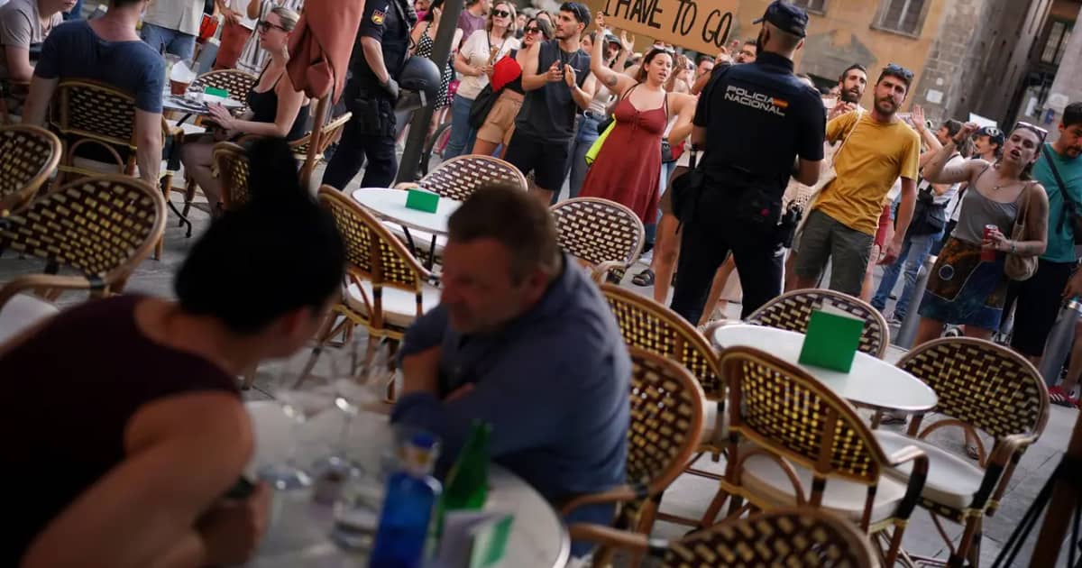 After the protests, tourists abandon Majorca and leave "completely dead" streets "streets