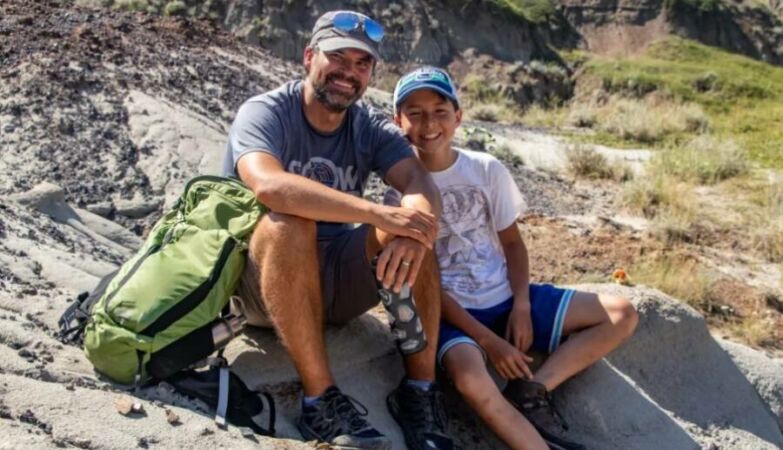 12 -year -old boy, who dreams of being a paleontologist, discovers dinosaur fossil 69 million years old while walking in Canada