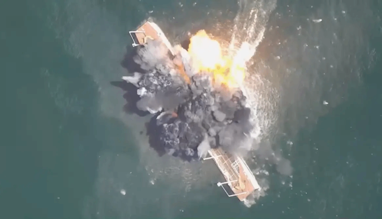 Russia is training sink ships with drones. Ukraine has no war ships