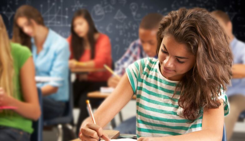 Either accept the grade or repeat the exam: 9th grade mathematics test in 15 schools
