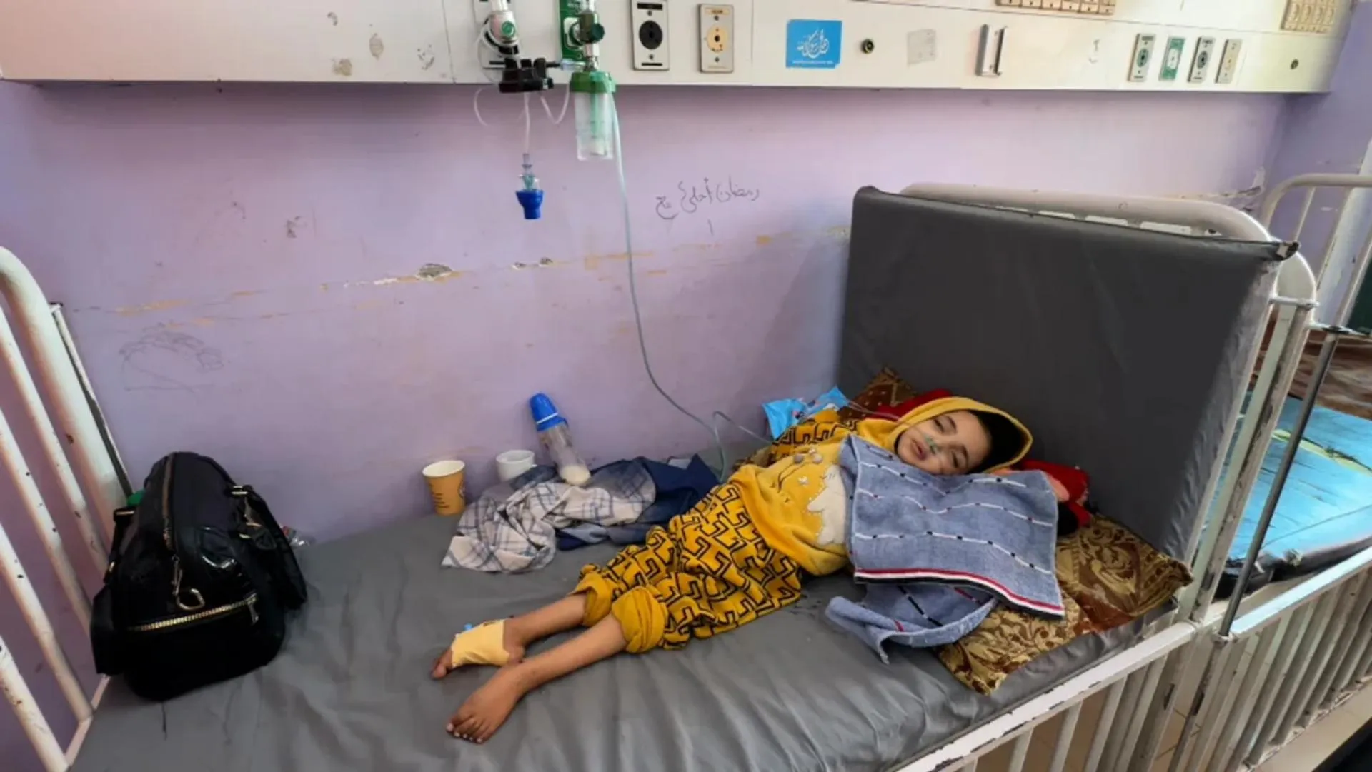 Four -year -old girl starving in Gaza while Israel restricts food supply