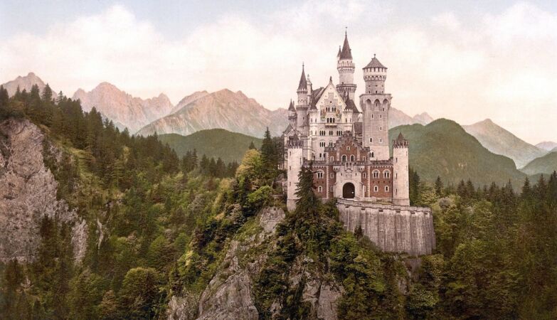 The true castle of Sleeping Beauty is already a heritage of UNESCO