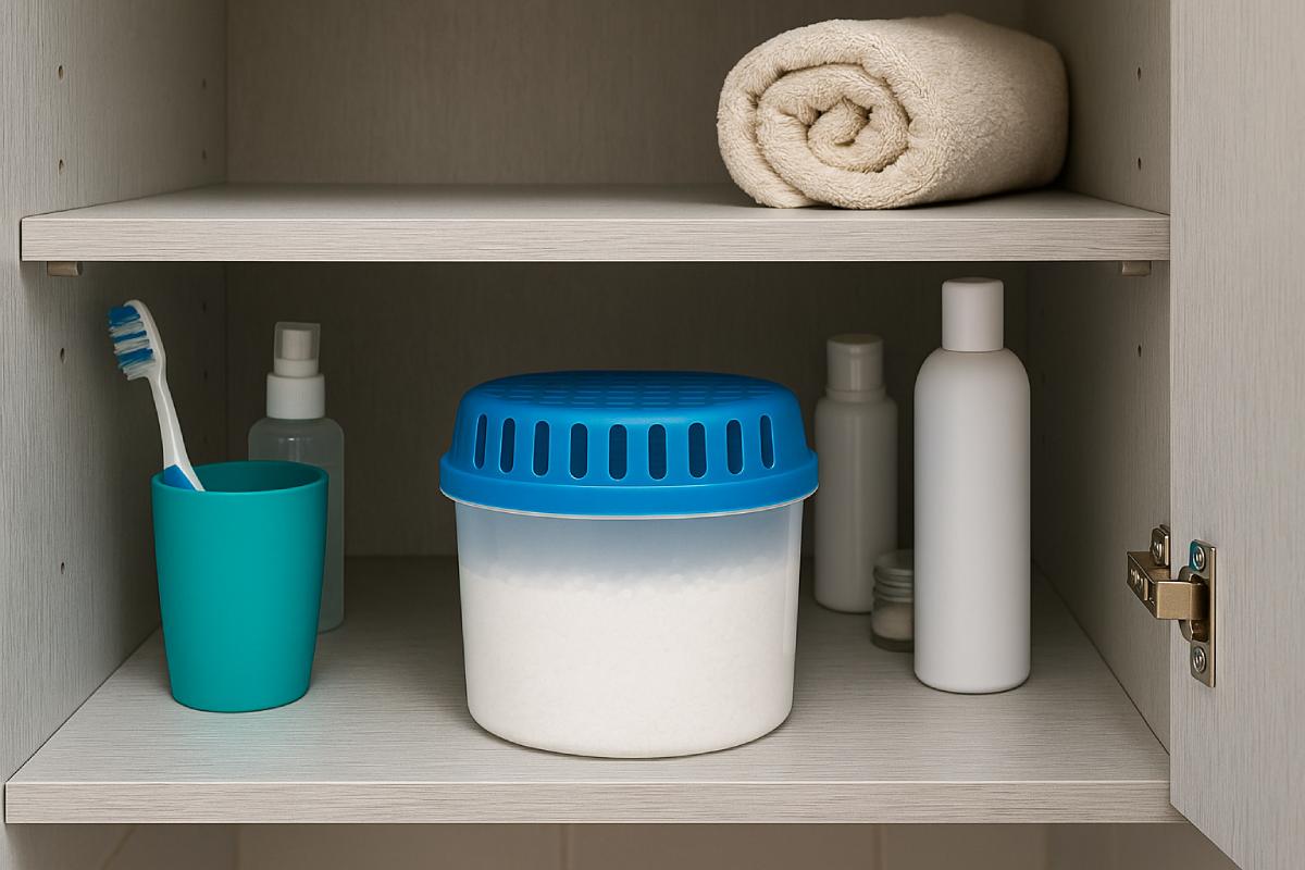 No more mold and humidity in the bathroom with the jar Anto mold