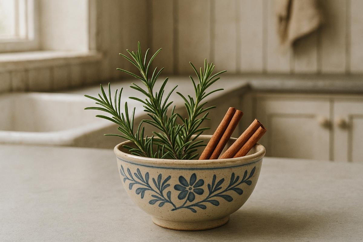 How to make a house perfume for 3 days with cinnamon and rosemary