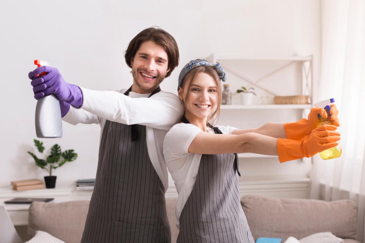 Clean the house before the holidays