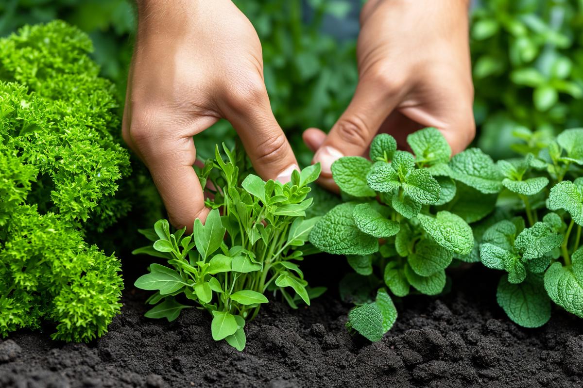 Aromatic herbs against insects