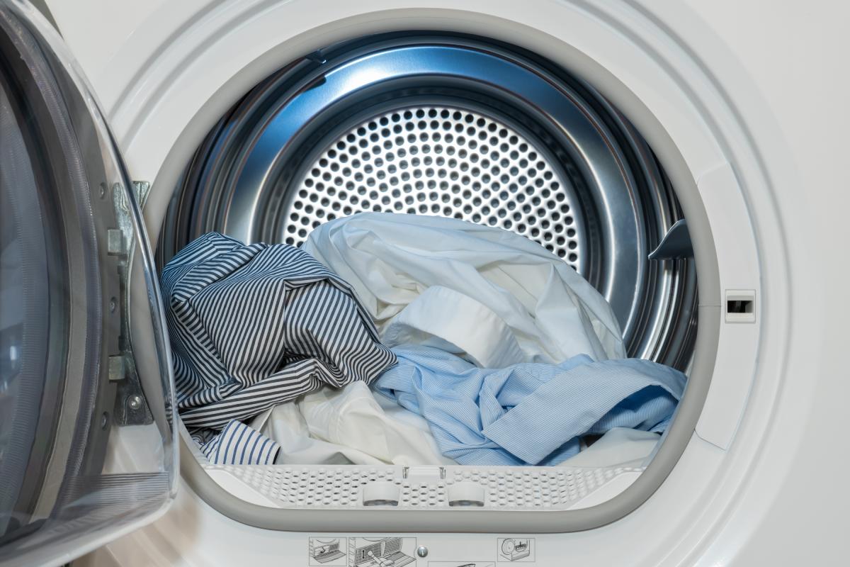 What not to do with the dryer when it's hot