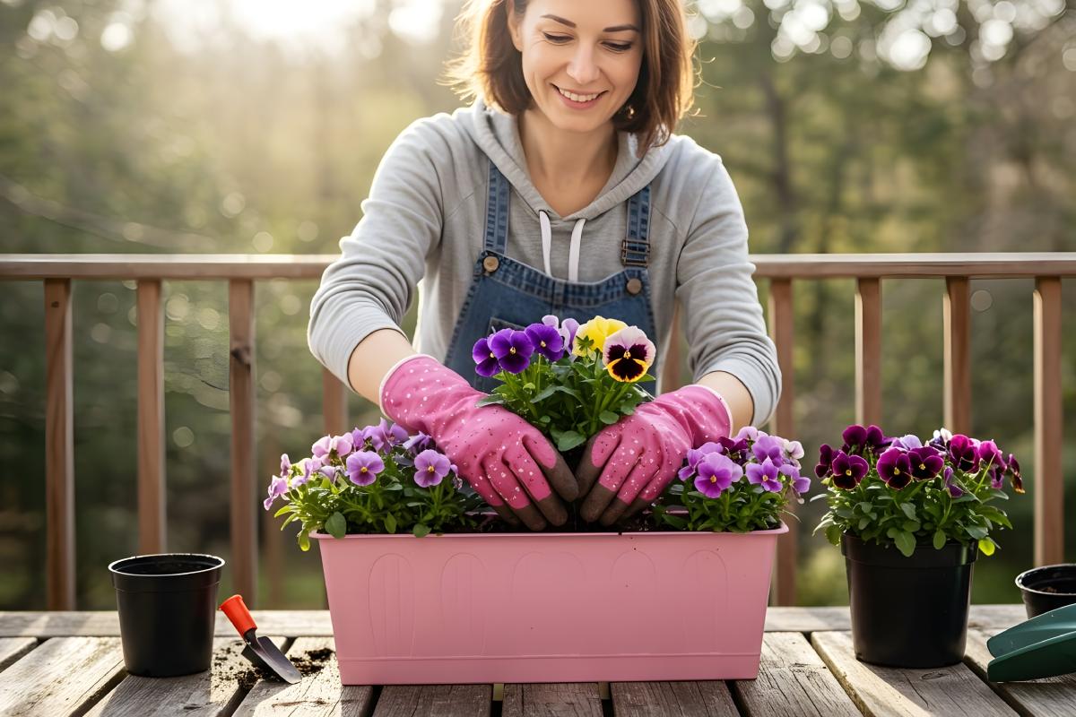 The signs that have a green thumb