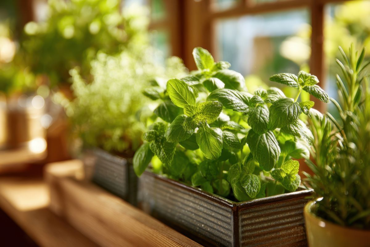 Perfume home with aromatic herbs