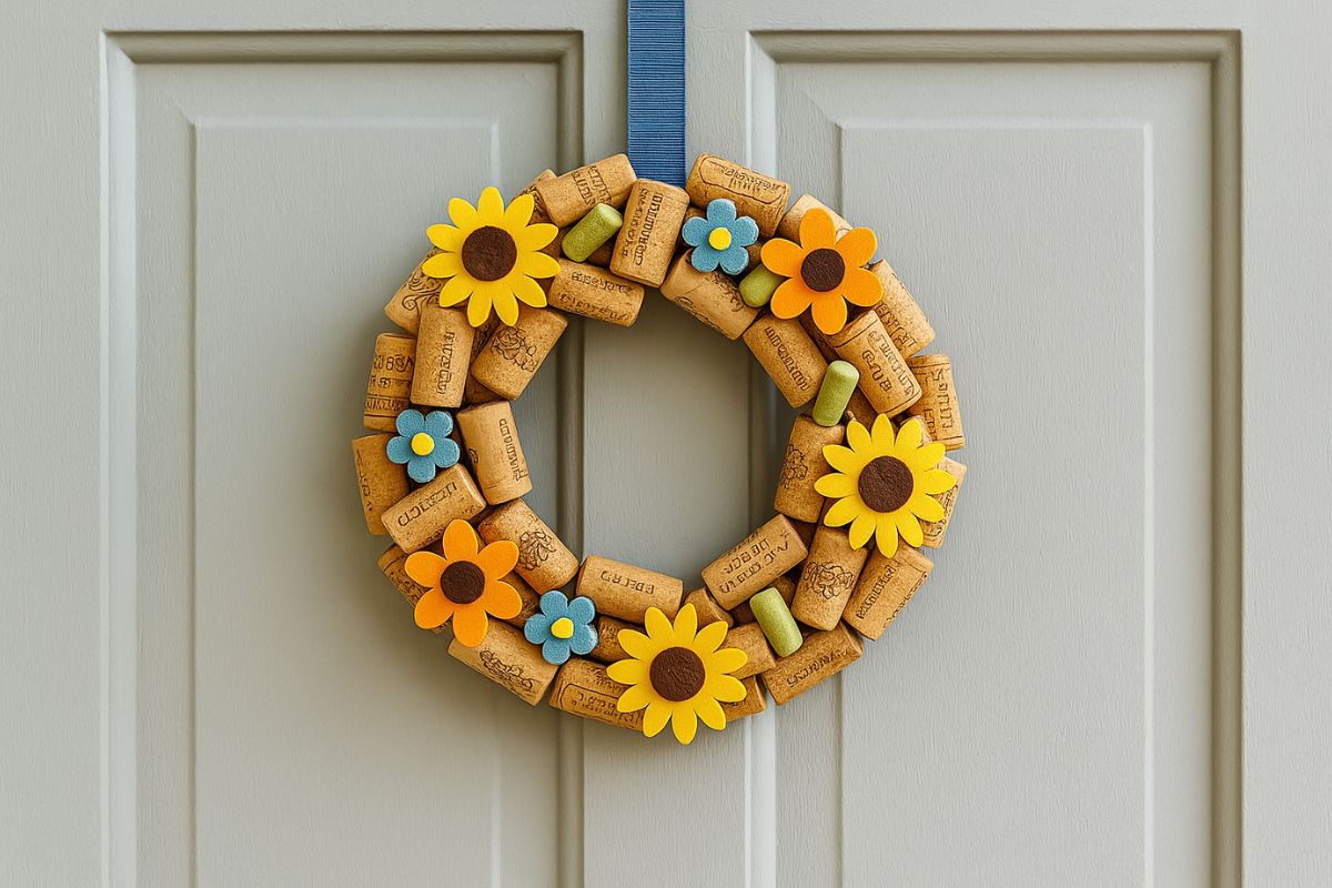 Decorations with cork caps