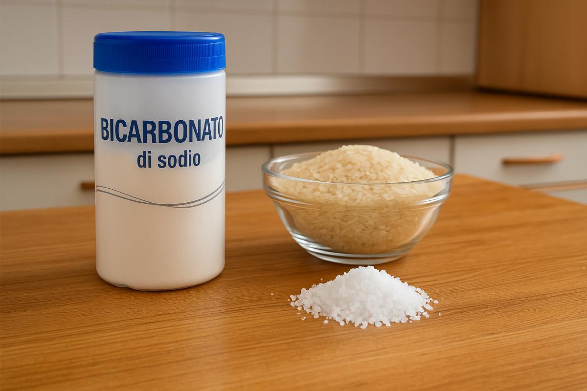 Bicarbonate, I and Grosso Salt against humidity