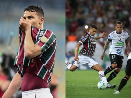 Thiago Silva is formed at the base of Fluminense.