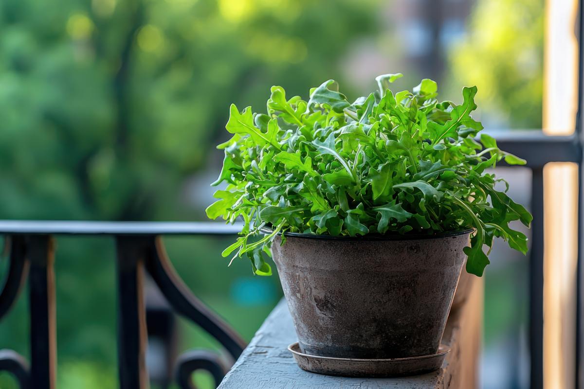Grow the rocket on the balcony
