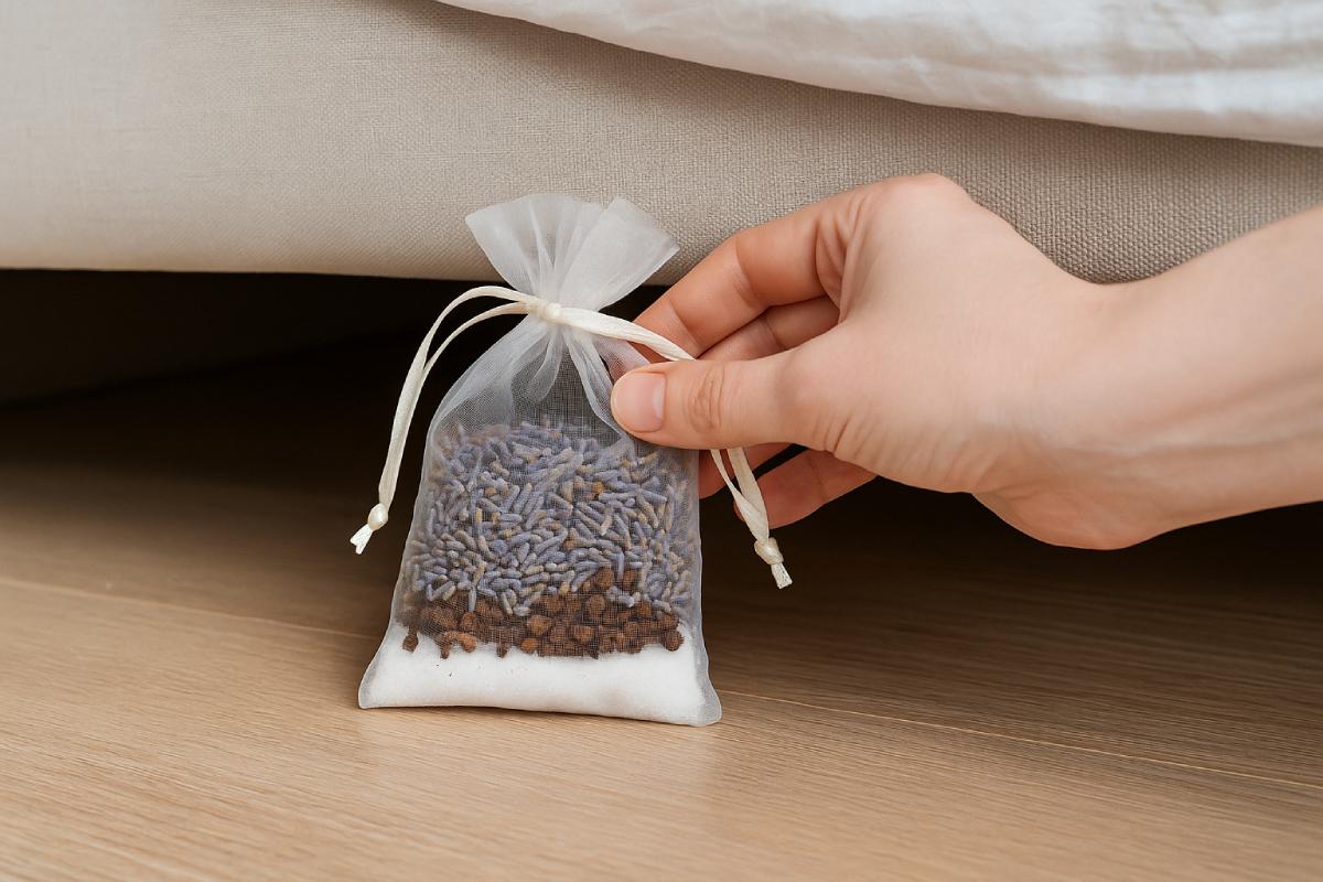 The anti -taired bag under the bed